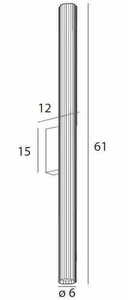 Nástenné svietidlo Max Light Fayette W0366 zlaté 61 cm LED 12W 3000K IP44 3 Nástenné svietidlo Max Light Fayette W0366 zlaté 61 cm LED 12W 3000K IP44 small 3