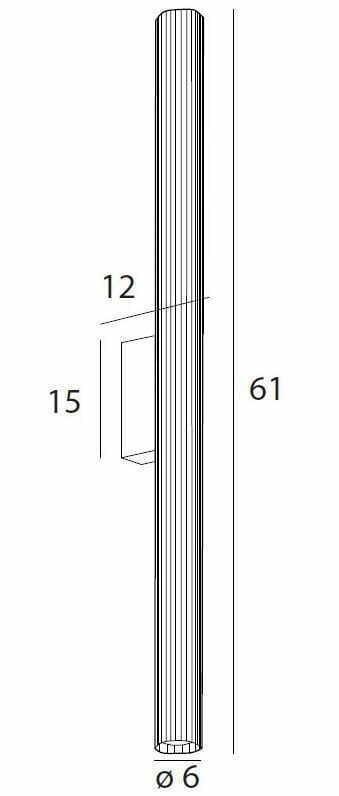 Displej Nástenné svietidlo Max Light Fayette W0366 zlaté 61 cm LED 12W 3000K IP44 Nástenné svietidlo Max Light Fayette W0366 zlaté 61 cm LED 12W 3000K IP44