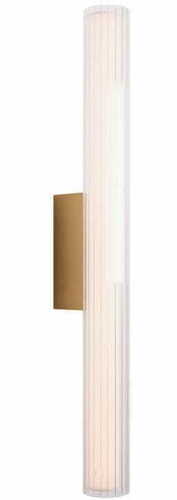 Skontrolujte Nástenné svietidlo Max Light Fayette W0366 zlaté 61 cm LED 12W 3000K IP44