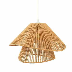 Závesné svietidlo Max Light Amalfi II P0578 prírodné 45 cm pletený papier small 3