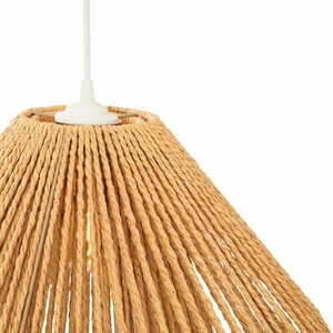 Závesné svietidlo Max Light Amalfi II P0578 prírodné 45 cm pletený papier small 4