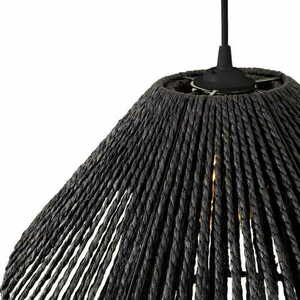 Závesné svietidlo Max Light Amalfi II P0580 čierne 45 cm small 3
