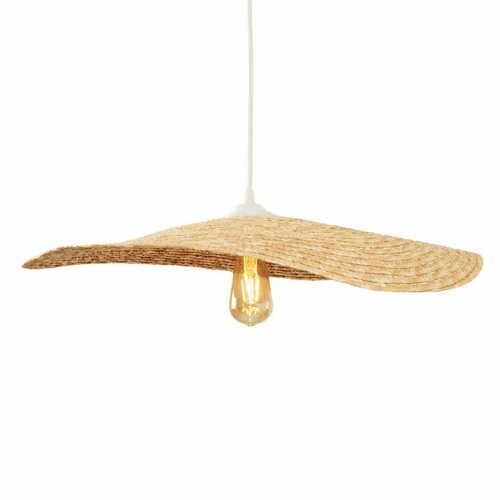 Skontrolujte Závesné svietidlo Max Light NAP P0581 biele pšeničná slama 60 cm 15W