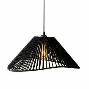 Závesné svietidlo Max Light Amalfi P0579 čierne 45 cm tkaný papier 1 Závesné svietidlo Max Light Amalfi P0579 čierne 45 cm tkaný papier small 1