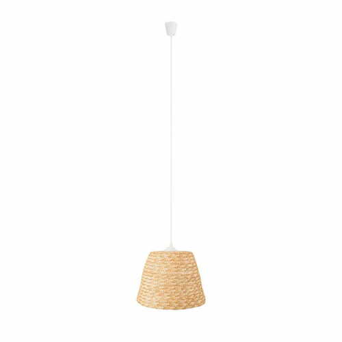 Skontrolujte Závesné svietidlo Max Light POT P0582 biele 30 cm pšeničná slama 15W
