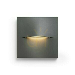 Vonkajšie nástenné svietidlo BOBO SQ, antracitové, LED 3 W, 3000 K, IP65 small 3