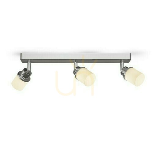 Skontrolujte Nástenné svietidlo Linn Iii Povrchová montáž Opálové sklo/chróm 230 V Led G9 3x3 W Ip44