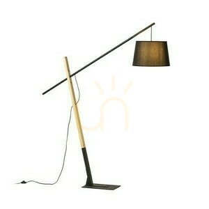 Dante Stojaca lampa čierna Drevo 230 V Led E27 15 W. small 3