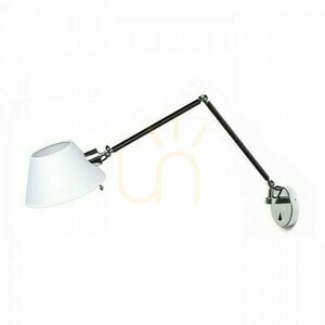 Nástenné svietidlo Montana nástenné svietidlo Biela/čierna chróm 230 V Led E27 11 W. small 1