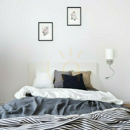 Skontrolujte Nástenné svietidlo Versina s tienidlom Biely chróm 230 V Led E27 15+3 W 25° 3000 K