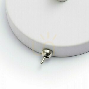 Nástenné svietidlo Rendl ANTE R12652 biele s matným niklom, nastaviteľné rameno, E27 small 1