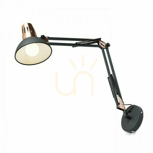Skontrolujte Nástenné svietidlo Ante Black Copper 230 V Led E27 15 W.