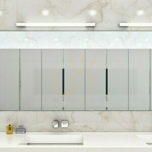 Nástenné svietidlo Amenity 90 nástenné svietidlo chróm 230 V Led 11 W Ip44 3000 K small 3