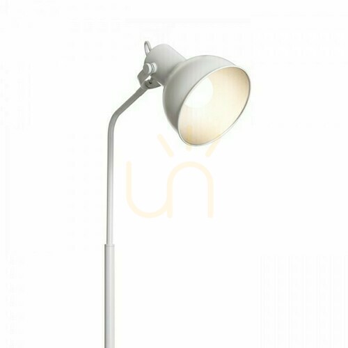 Skontrolujte Rosita Stojaca lampa biela/strieborná sivá 230 V Led E27 11 W.