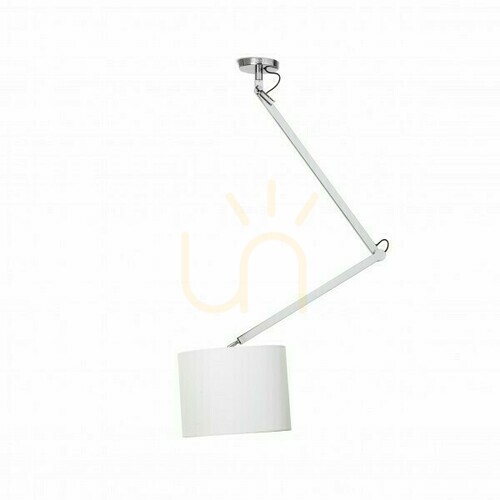Skontrolujte Nástenné svietidlo Madison C Ceiling White Chrome 230 V Led E27 15 W.