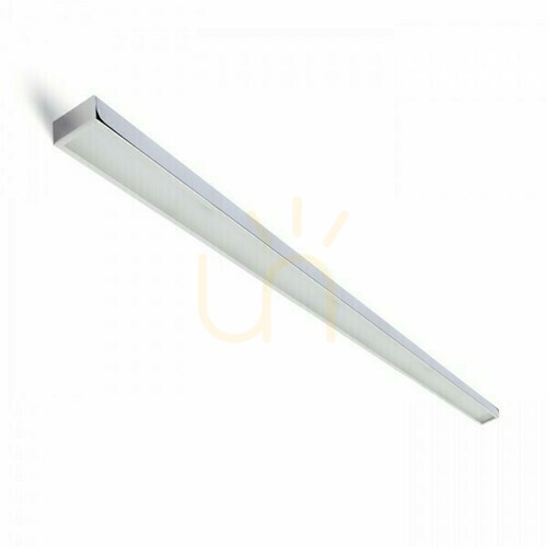 Skontrolujte Nástenné svietidlo Marina Led 120 nástenné svietidlo chróm 230 V 25 W Ip44 3000 K