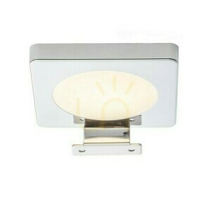 Svietidlo nad zrkadlo Rendl YOLO SQ chróm LED 4 W 12 V IP44 3000 K small 1