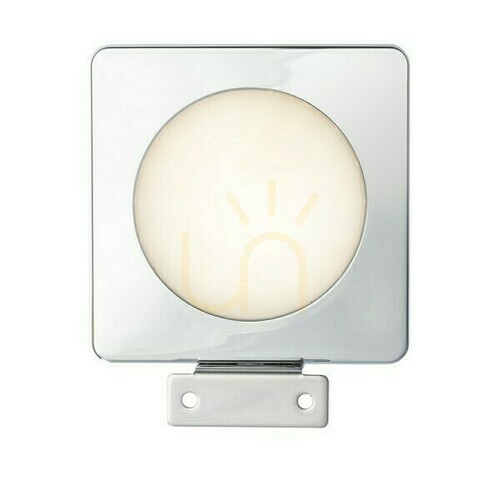 Skontrolujte Nástenné svietidlo Yolo Sq Over Mirror Chrome 12 V= Led 4 W Ip44 3000 K
