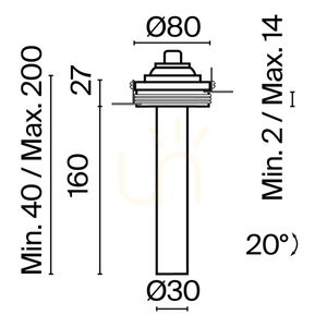 Zapustené svietidlo FOCUS T C140TRS-L200-7W3K-W Maytoni small 11