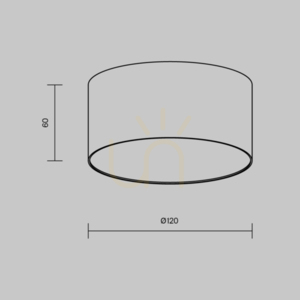 Plafón ZON C032CL-12W3K-RD-W Maytoni small 7