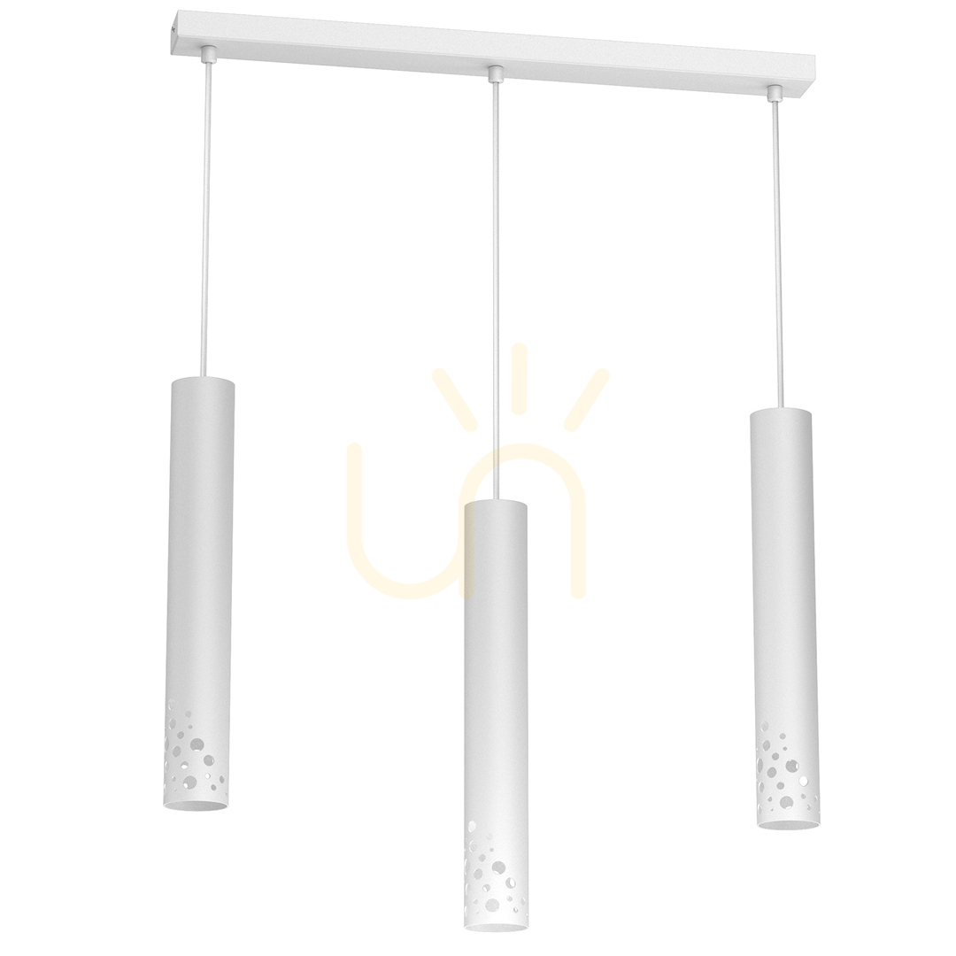 Tibia Buble Line Bar 600 mm biely 3Xgu10 Luster
