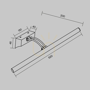 FINO osvetlenie obrazu MIR003WL-L12CH Maytoni small 5