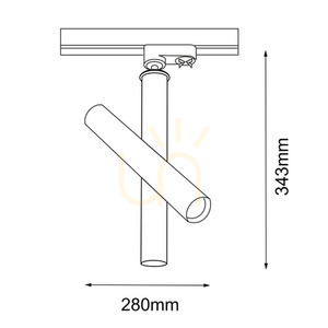 Bodové svietidlo Antigo Akadi R2 8896 leštená mosadz/biela LED MR11 small 1