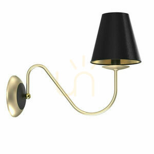Nástenné svietidlo Antigo Deria K 4011 platinová/čierna E14 LED small 0