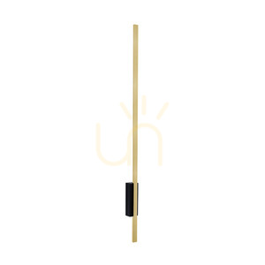 Nástenné svietidlo Antigo Ebora 1 LED mosadz matná/čierna 90 cm 8241 small 0