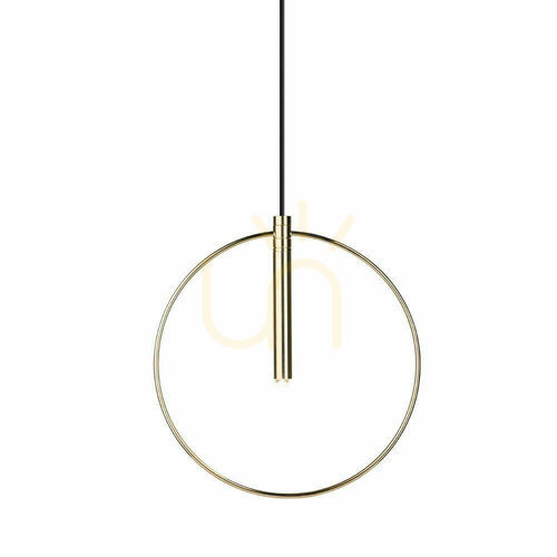 Skontrolujte Závesné svietidlo Antigo Faro kruhové LED G9 leštená mosadz 32 cm 8290