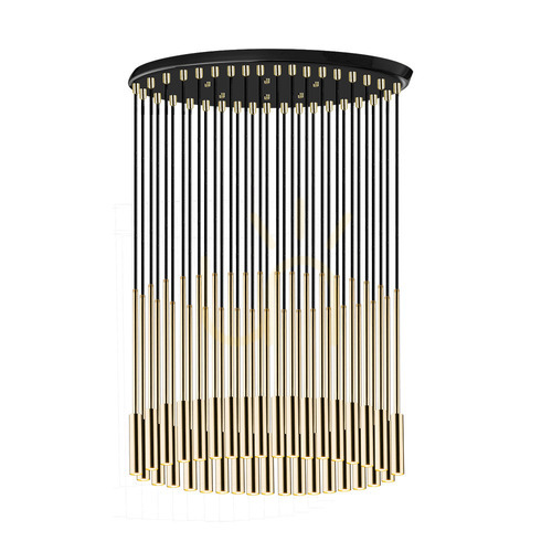 Skontrolujte Závesné svietidlo Antigo Lara 35 mosadz čierna 42 cm LED G9 8348