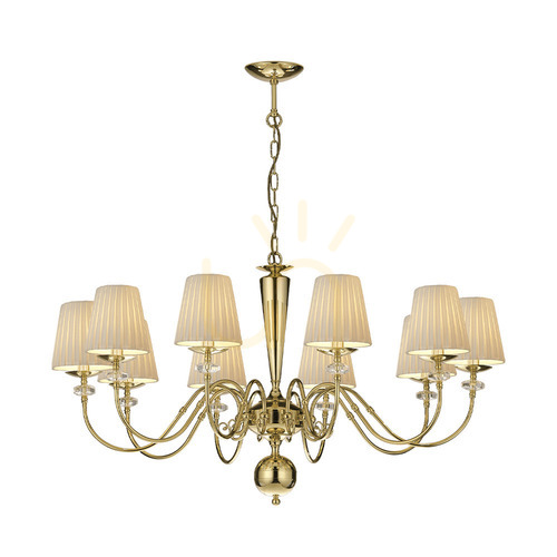 Skontrolujte Závesné svietidlo Antigo Lilosa 10 leštená mosadz 97 cm LED E14 8683