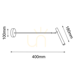 Nástenné svietidlo Antigo Livo G9 mosadz leštená 40 cm 8393 small 1