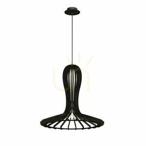 Závesné svietidlo Antigo Rina čierne drevené 46 cm 5021 small 0