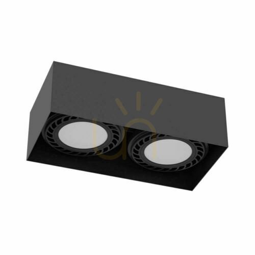 Skontrolujte Stropné svietidlo Antigo Cage 2x ES111 čierne 24,2 cm
