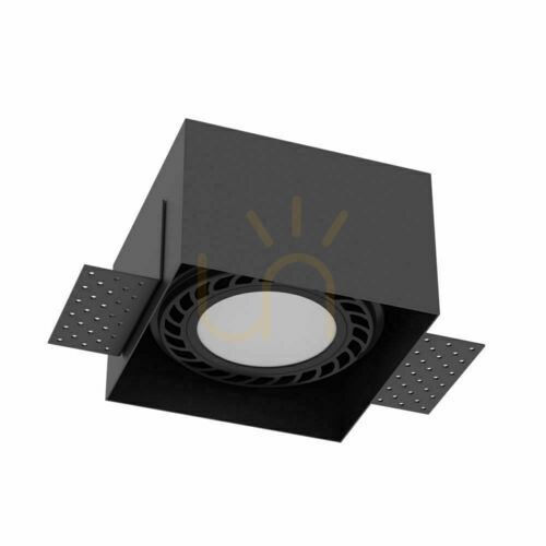 Skontrolujte Zapustené svietidlo Antigo Cage 3268 čierne LED ES111 1-bodové 12x12 cm