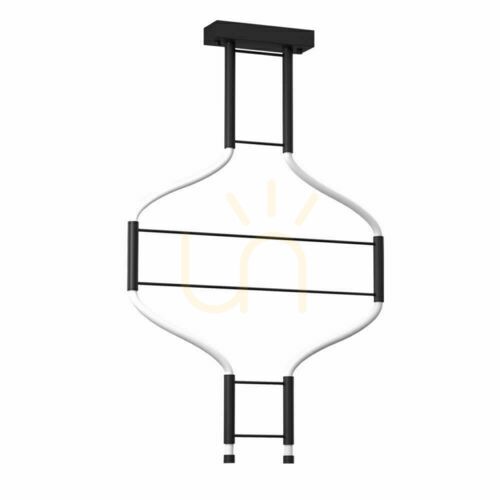 Skontrolujte Závesné svietidlo Antigo Alha S 2 LED čierne 57 cm 9053