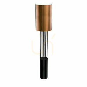 Podlahová lampa Antigo IHI čierna/medená 189 cm E27 LED 9475 small 0