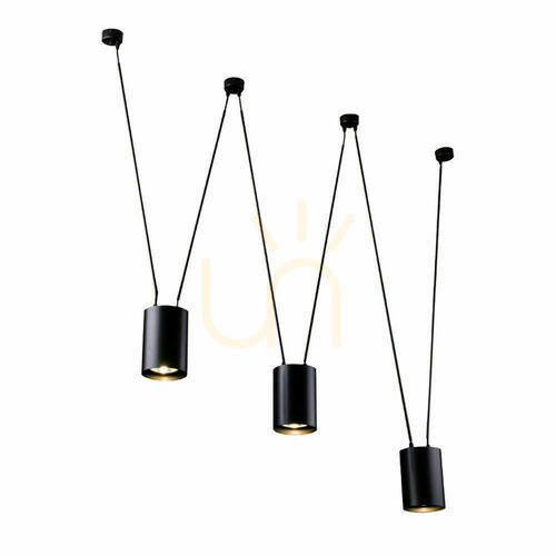 Skontrolujte Závesné svietidlo Antigo VIWIN 3 čierne 300 cm LED ES111 9022