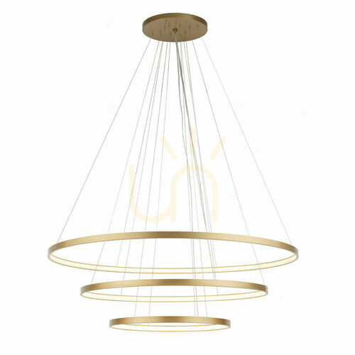 Skontrolujte Závesné svietidlo Antigo Agari Multi 3 zlaté LED 117 cm 3000K 6 svetiel 5420