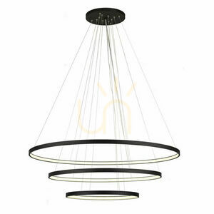 Závesné svietidlo Antigo Agari Multi 3 čierne LED 117 cm 6x3000K 5430 small 0