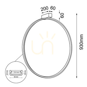 Nástenné svietidlo Antigo Agaro 87 LED čierne 3000K 4310 small 1