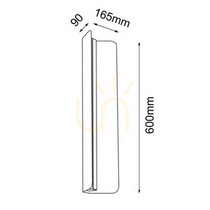 Nástenné svietidlo Antigo Agrola LED T5 biele 60 cm 4007 small 1