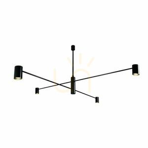Závesné svietidlo Antigo Dakata 4 čierne 5636 LED MR11 small 0