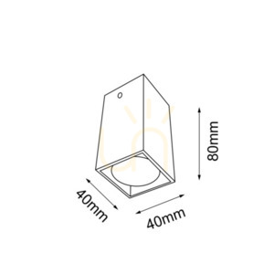 Plafón Antigo Doha čierny 8 cm LED MR11 oceľ 1095 small 1