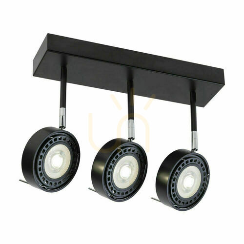 Skontrolujte Reflektor Antigo Fussa 3 čierny LED ES111 2220