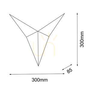 Nástenné svietidlo Antigo Hino 1 čierne G9 30 cm 4037 small 1