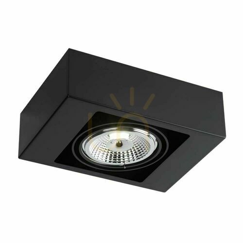 Skontrolujte Plafón Antigo Koga 1 čierny LED ES111 25x18x8 cm 1152