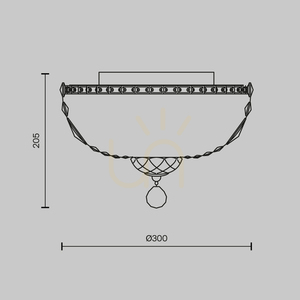 Plafón BASFOR DIA100-CL-03-G Maytoni small 4