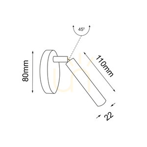 Nástenné svietidlo Antigo Kosame K3 zlaté LED G9 11 cm 4010 small 1